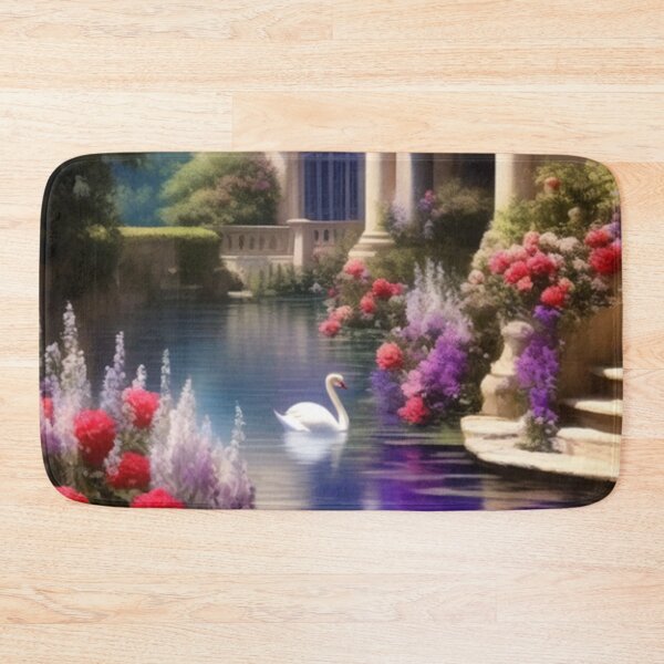 Item preview, Swans and Flowers at the Chateau designed and sold by TheDarkWardrobe.