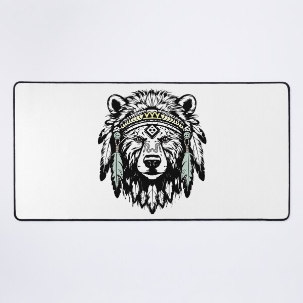 Item preview, Native American Bear Feather Headdress  designed and sold by Smix Pixels.