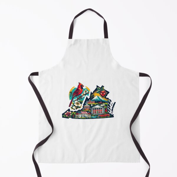 Item preview, Virginia State vibrant design map designed and sold by MindblowingShop.