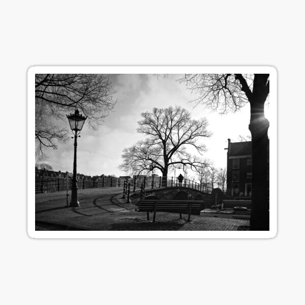 Item preview, Amsterdam Stroll: A Winter Walk Over Iconic Canals and Arched Bridges designed and sold by InbalTurShalom.