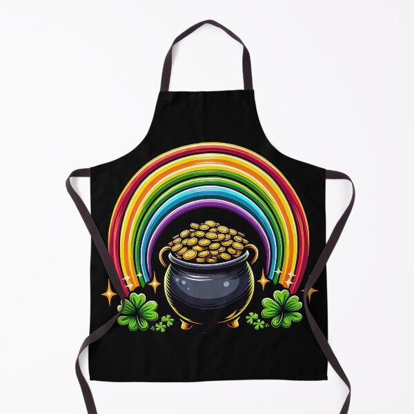 Item preview, Happy St Patricks Day Print Rainbow Shamrock Irish T-Shirt designed and sold by MAPDDesigns.