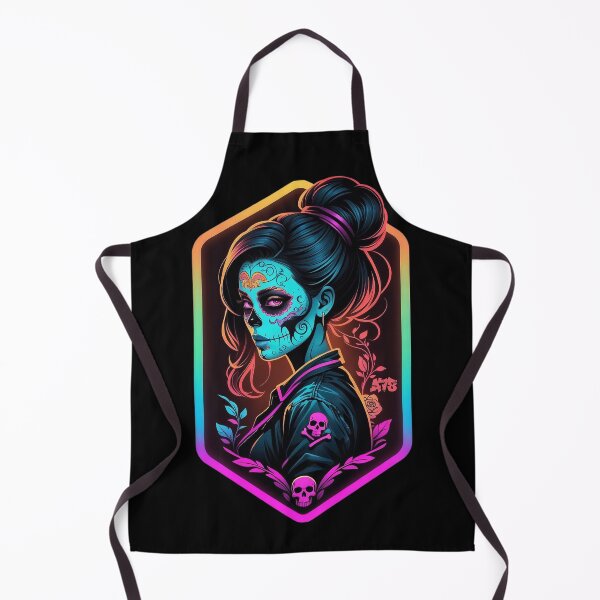 Item preview, Neon Sugar Skull Girl designed and sold by A78-Designs.