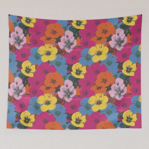 Item preview, Flower Composition, Warhol Style, Floral Theme, Seamless Pattern designed and sold by patternicco.