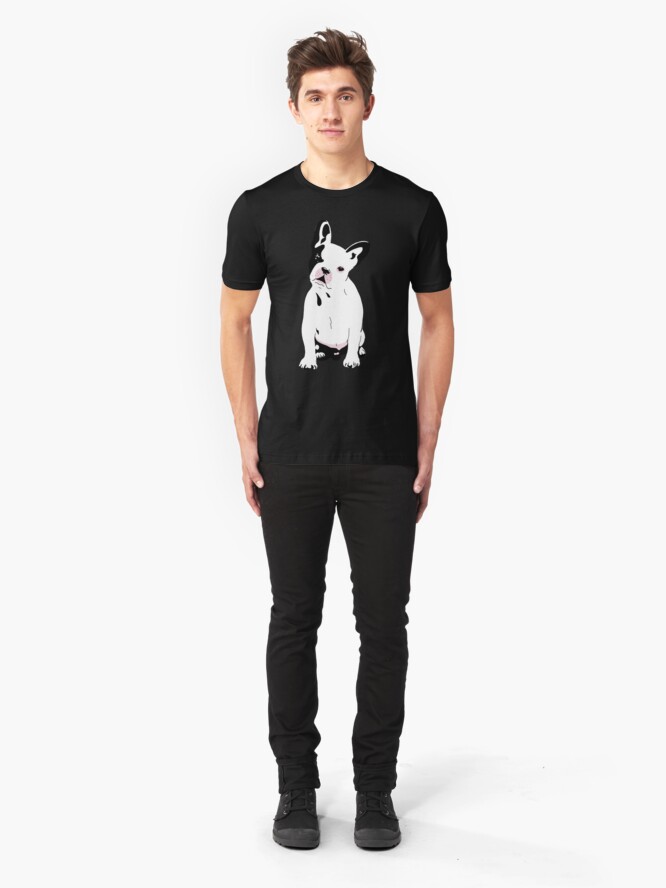 Alternate view of French Bulldog Slim Fit T-Shirt