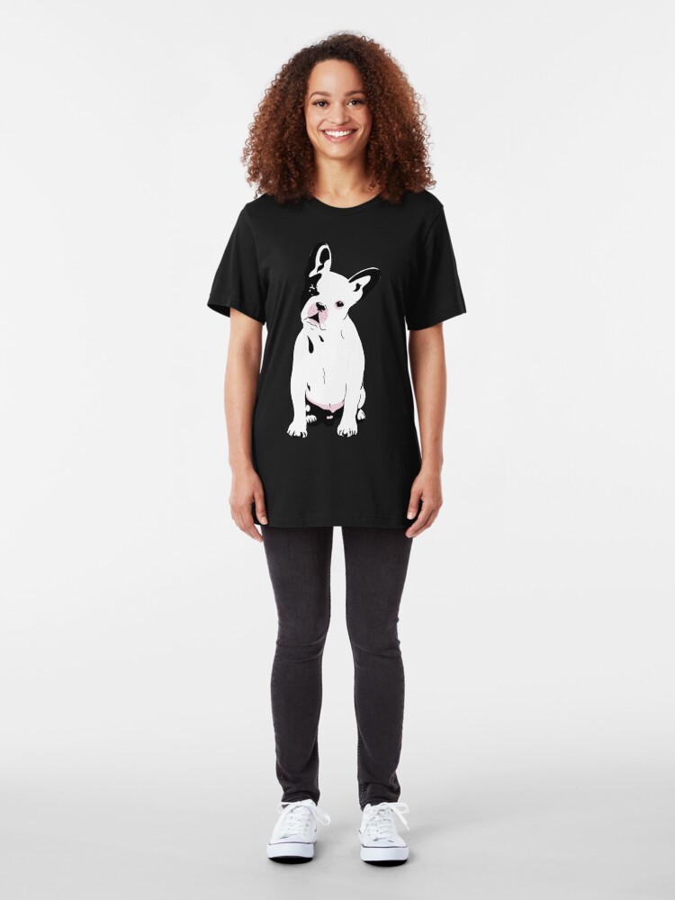 Alternate view of French Bulldog Slim Fit T-Shirt