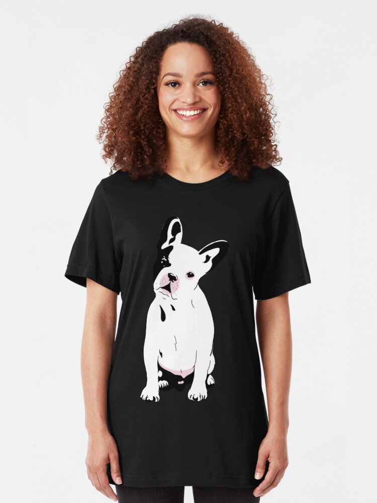 Alternate view of French Bulldog Slim Fit T-Shirt