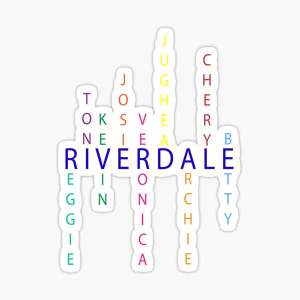 Riverdale Names - Season 2 Sticker