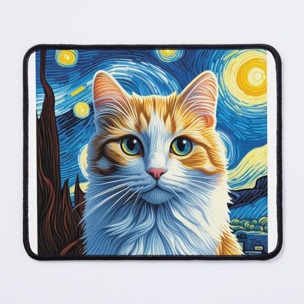 Item preview, Starry Night Red Cat designed and sold by DuskTillDown.