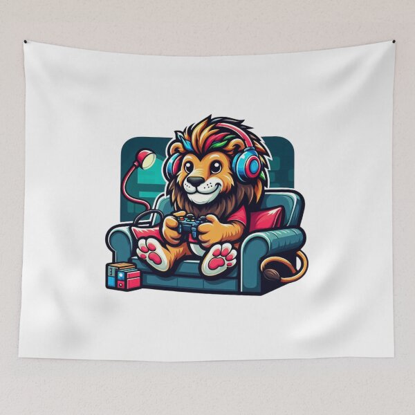 Item preview, The Lion's Digital Roar designed and sold by badjershop.