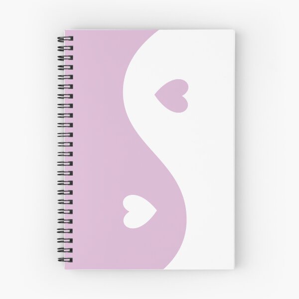 Item preview, Yin Yang Corazones Lavanda y Estética Blanca designed and sold by LinDraws.