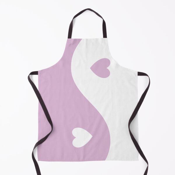 Item preview, Yin Yang Hearts Lavender and White Aesthetic designed and sold by LinDraws.