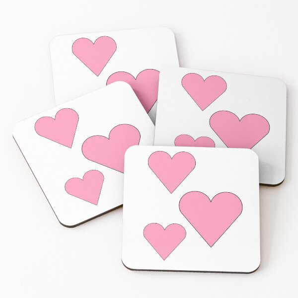 Item preview, CUTE PINK LOVE HEARTS designed and sold by ONI-NIE.