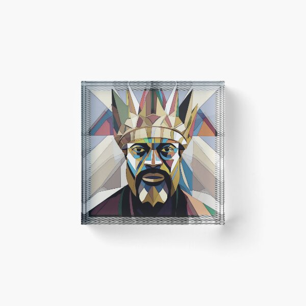 Aperçu de l'œuvre Illustration de tuile Mansa Musa 2024 janvier créée et vendue par tileartwork.