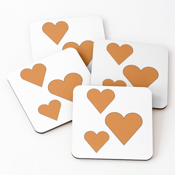 Item preview, CUTE ORANGE LOVE HEARTS designed and sold by ONI-NIE.