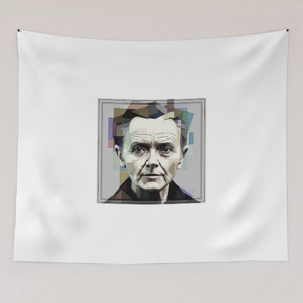 Item preview, Marie Curie tileartwork 2024 jan designed and sold by tileartwork.