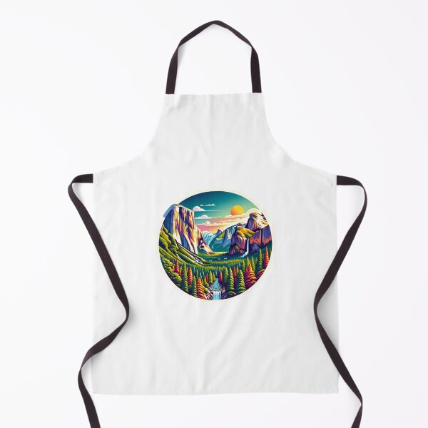 Item preview, Yosemite National Park Vibrant Memorabilia designed and sold by MindblowingShop.