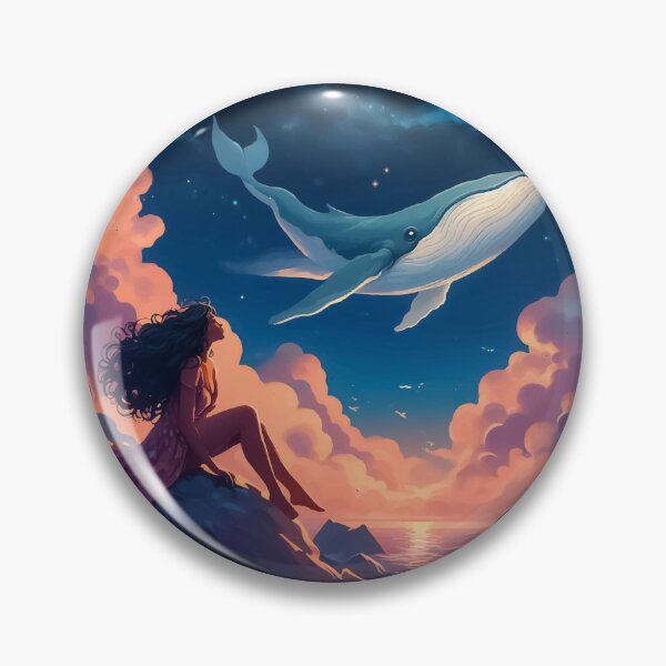 Item preview, Summer Dream About Whale on Starry Sky designed and sold by TomFrontierArt.