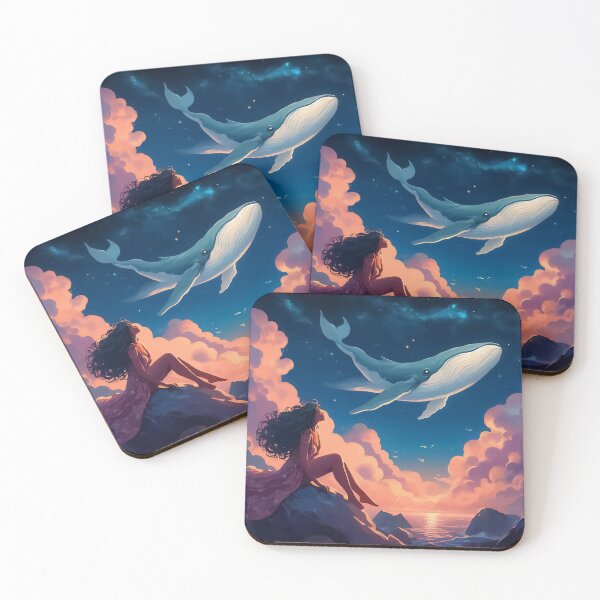 Item preview, Summer Dream About Whale on Starry Sky designed and sold by TomFrontierArt.