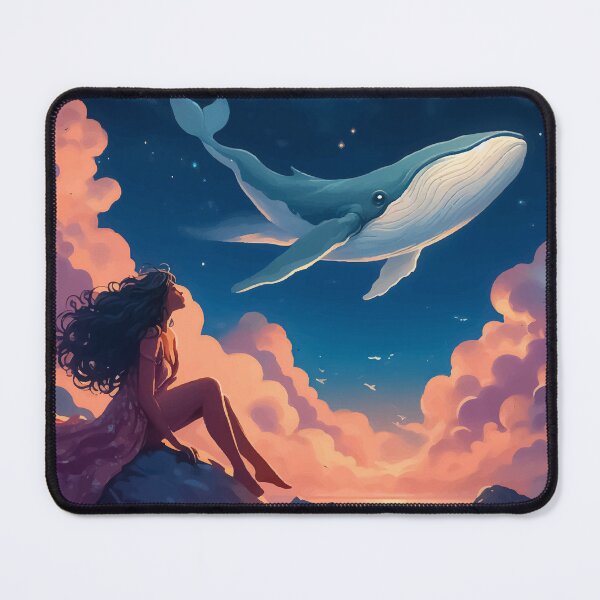 Item preview, Summer Dream About Whale on Starry Sky designed and sold by TomFrontierArt.