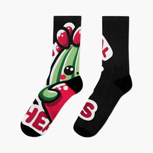 Item preview, I Steal Hearts Cute Cactus Character Design designed and sold by WickedAI.