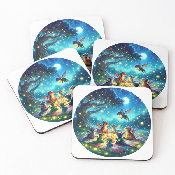 Item preview, Magical Dragon Picnic | Fantasy | Dragons | Serene designed and sold by ShopCoolStop.