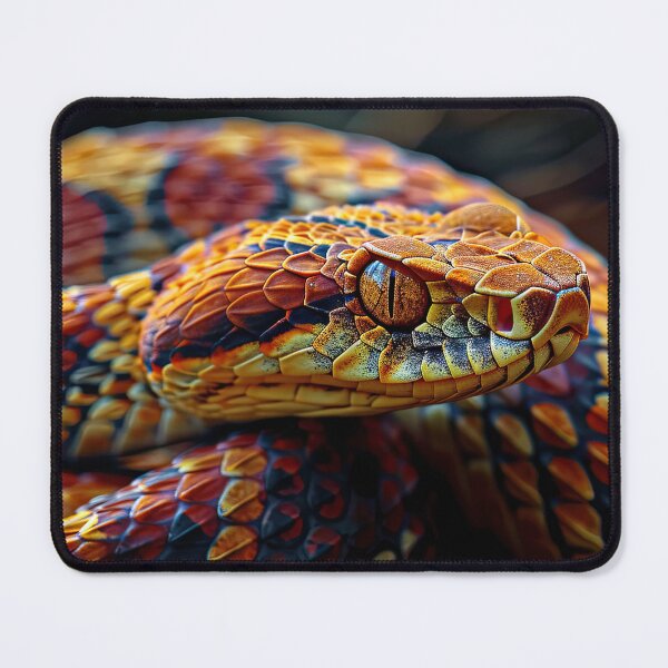 Item preview, Multicolor Orange-Eyed Viper designed and sold by OccultDreams.