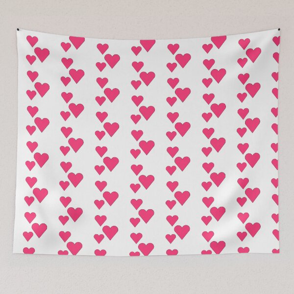 Item preview, CUTE HOT PINK LOVE HEARTS designed and sold by ONI-NIE.