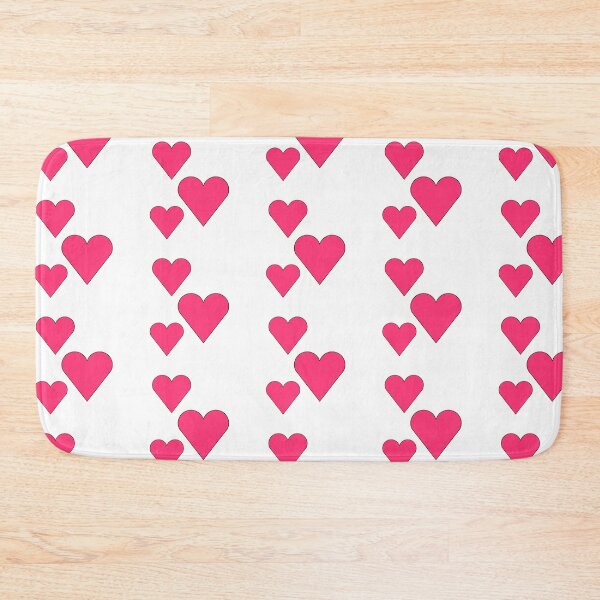Item preview, CUTE HOT PINK LOVE HEARTS designed and sold by ONI-NIE.