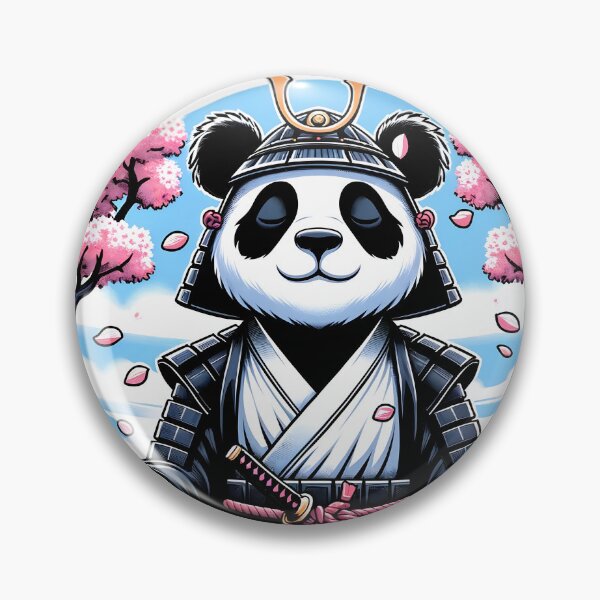Item preview, Samurai Panda Meditating  designed and sold by VividDripCo.