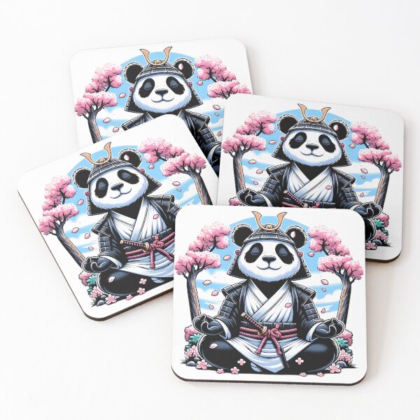 Item preview, Samurai Panda Meditating  designed and sold by VividDripCo.