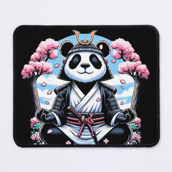 Item preview, Samurai Panda Meditating designed and sold by VividDripCo.