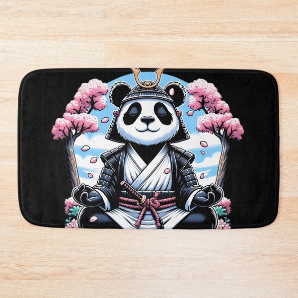 Item preview, Samurai Panda Meditating  designed and sold by VividDripCo.