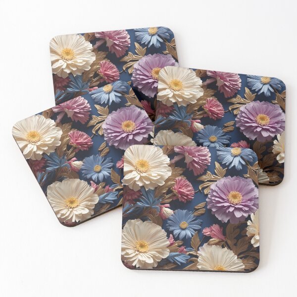 Item preview, Autumn Elegance Asters and Morning Glories designed and sold by NAFDesigns.