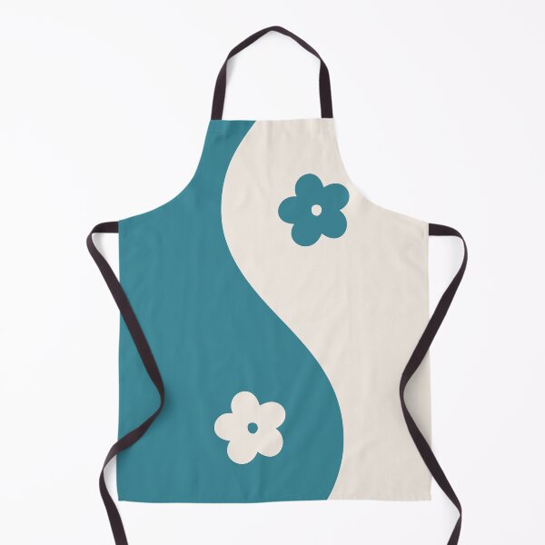 Item preview, Yin Yang Flower Teal and Beige Aesthetic designed and sold by LinDraws.