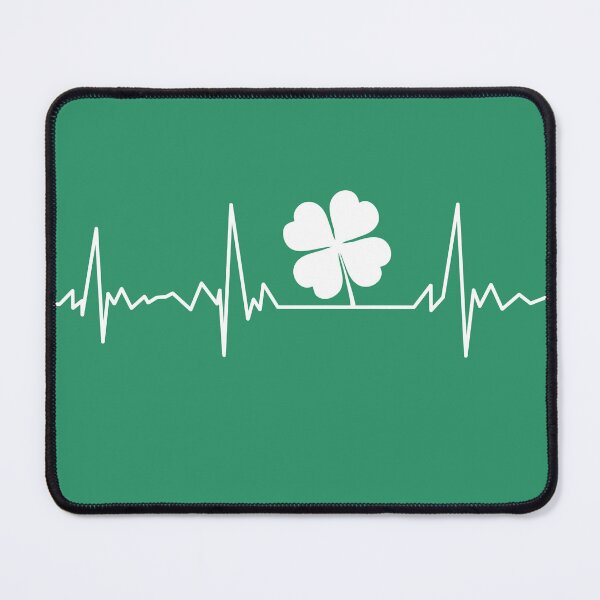 Item preview, St Patrick shamrock heartbeat designed and sold by playloud.