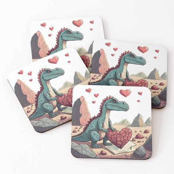 Item preview, Valentine's Day Dinosaur Poet designed and sold by omerfdln34.