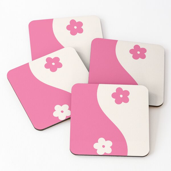 Item preview, Yin Yang Flower Pink and Beige Aesthetic designed and sold by LinDraws.