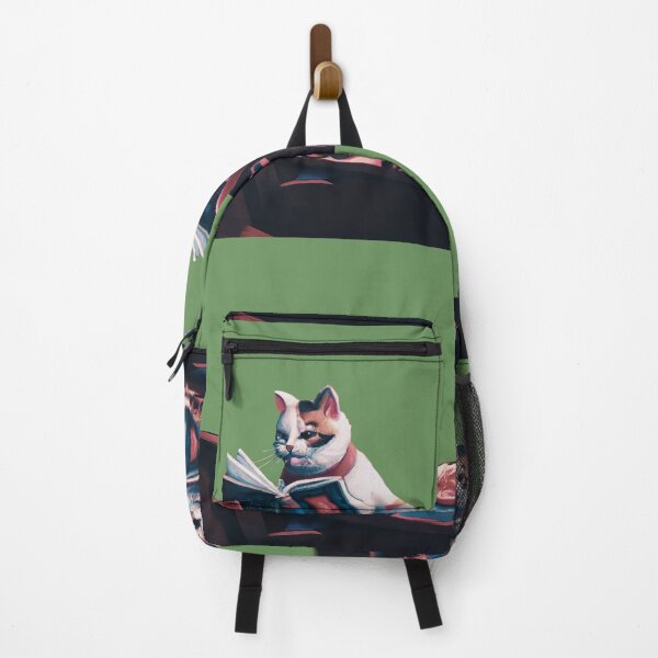 Item preview, A Japanese aristocratic cat reads a book on a study table 2 designed and sold by MerryCrown.