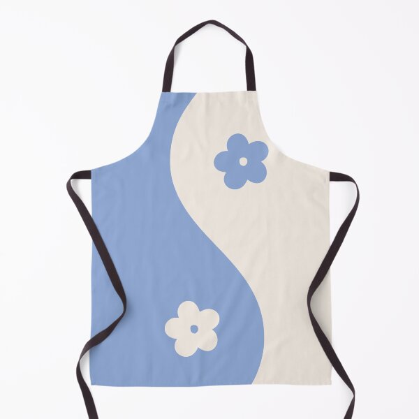 Item preview, Yin Yang Flower Blue and Beige Aesthetic designed and sold by LinDraws.
