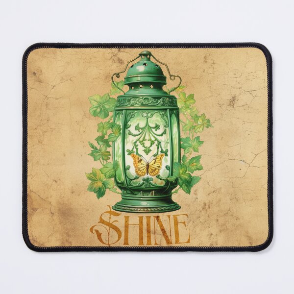 Item preview, Ancient lantern with orange butterfly in the ivy - fairycore elf house fairy core fairy tale designed and sold by Fantasy Cache.
