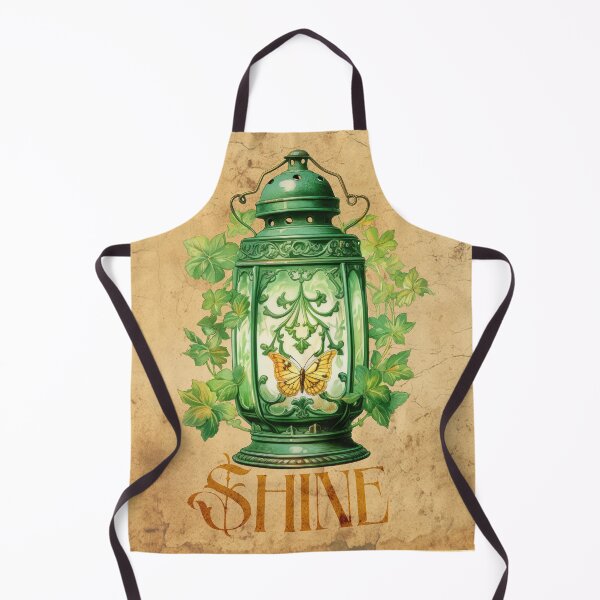 Item preview, Ancient lantern with orange butterfly in the ivy - fairycore elf house fairy core fairy tale designed and sold by Fantasy Cache.