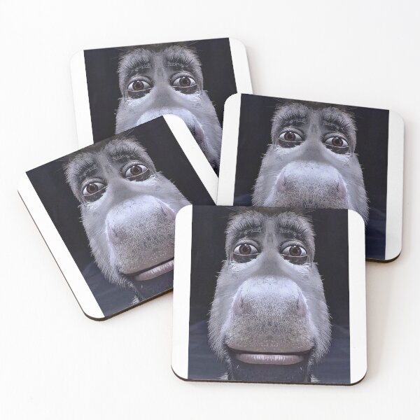 Item preview, Shrek Donkey closeup meme designed and sold by teaisfantastic.
