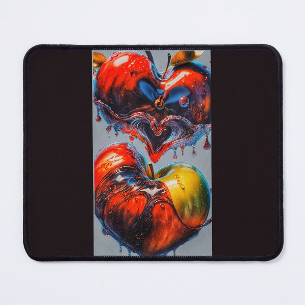 Item preview, multicolored hearts appetizing like apples bursting with love designed and sold by Creativesphotos.