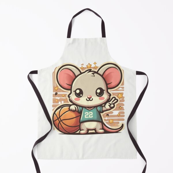 Item preview, Cute mouse with a basketball  designed and sold by Culmika.