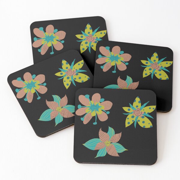 Item preview, Three colorful flowers designed and sold by Maria Santos Prieto.