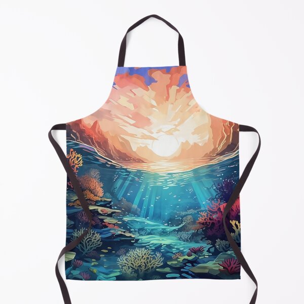 Item preview, Coral Sea Sunset - Digital Art designed and sold by SnoopyTF.