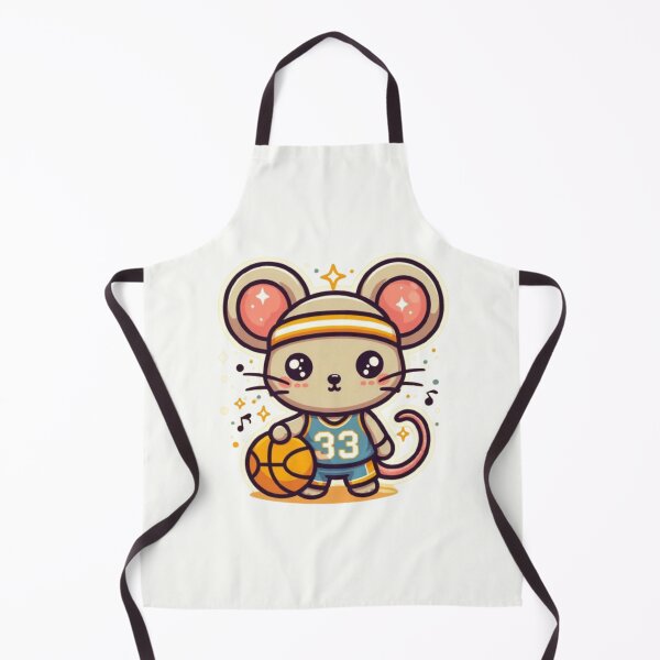 Item preview, Cute mouse with a basketball  designed and sold by Culmika.