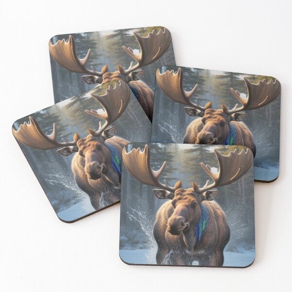 Item preview, Moose In The River designed and sold by Dryden Stewart Enterprises.