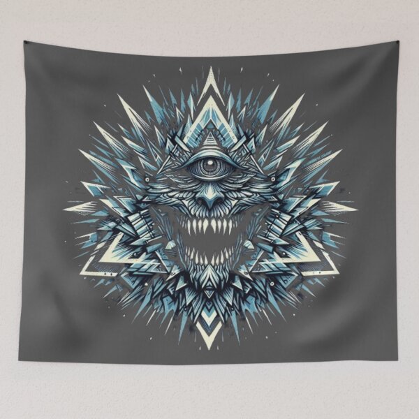 Item preview, Paintings from the Illuminati series- The All-Seeing, wolf fangs, Freemasons, Knowledge, Power. designed and sold by 2012DreamVision.