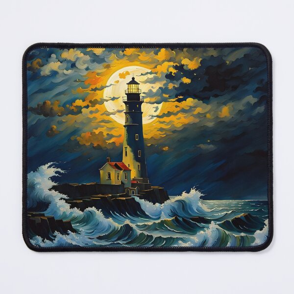 Item preview, light house painting designed and sold by rhadooss.